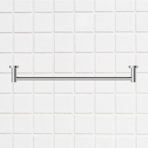 Nero Dolce II Single Towel Rail 600mm Chrome