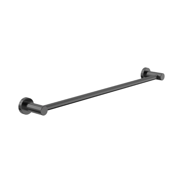 Nero Dolce II Single Towel Rail 600mm Gunmetal
