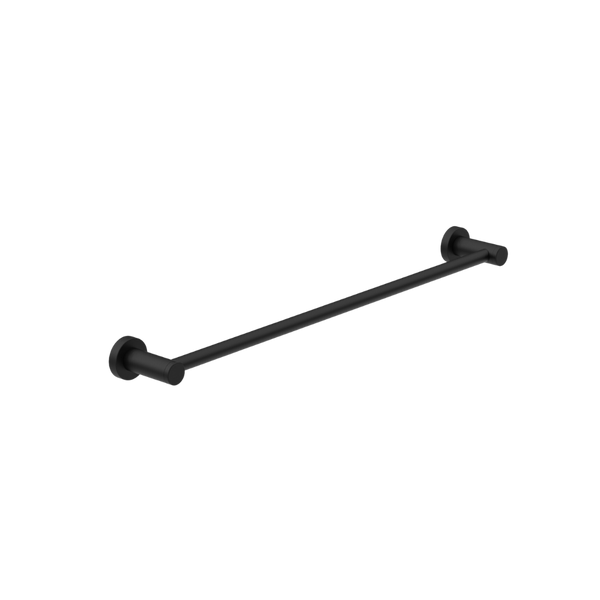 Nero Dolce II Single Towel Rail 600mm Matte Black
