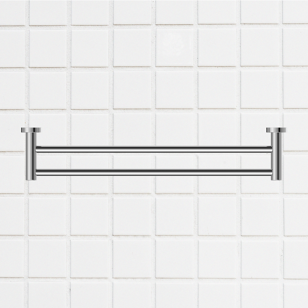 Nero Dolce Double Towel Rail 800mm Chrome