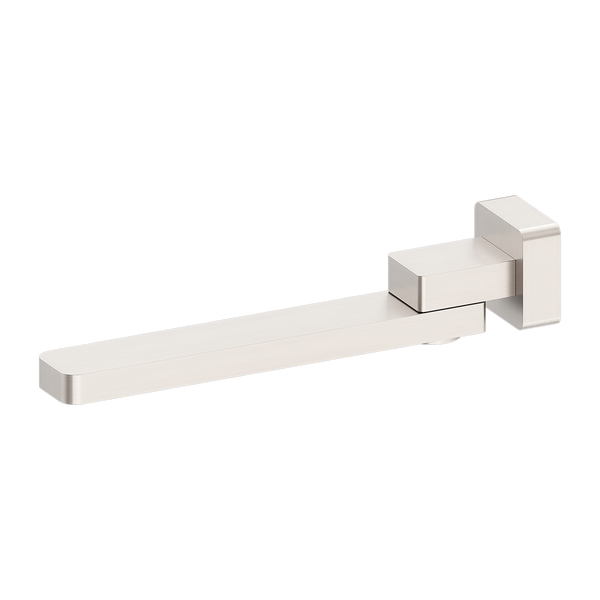 Nero Celia Swivel Bath Spout Only Brushed Nickel