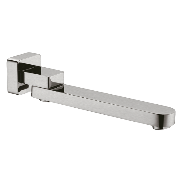 Nero Bianca Swivel Bath Spout Brushed Nickel