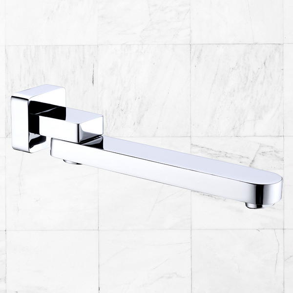 Nero Bianca Swivel Bath Spout Chrome