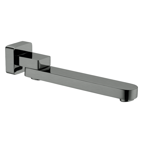 Nero Bianca Swivel Bath Spout Brushed Gunmetal