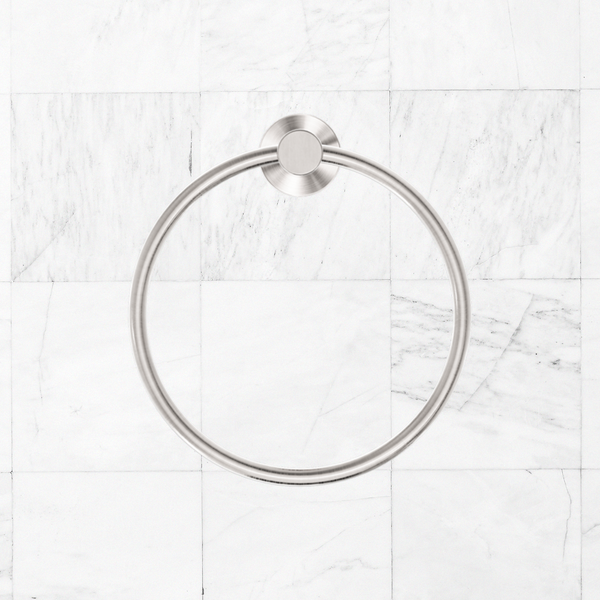 Nero Dolce II Hand Towel Ring Brushed Nickel