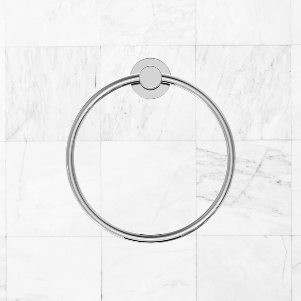Nero Dolce II Hand Towel Ring Chrome