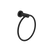 Nero Dolce Hand Towel Ring Matte Black