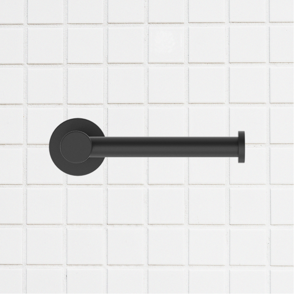 Nero Dolce II Toilet Roll Holder Matte Black