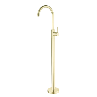 Dolce Floormount Bath Mixer Brushed Gold