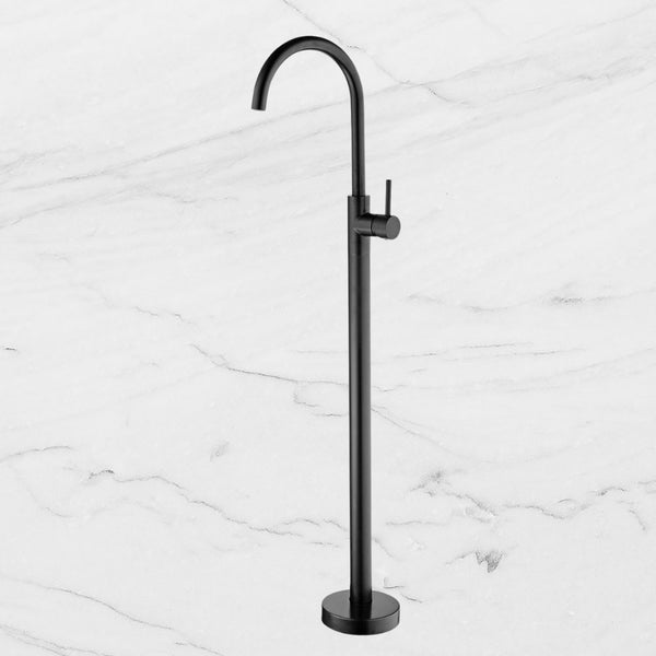 Nero Mecca Freestanding Bath Mixer Matte Black