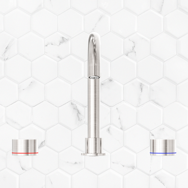 Nero Kara Basin Set Brushed Nickel