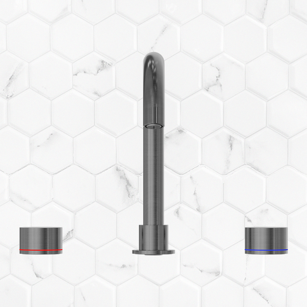 Nero Kara Basin Set Brushed Gunmetal