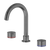 Kara Basin Set Brushed Gunmetal