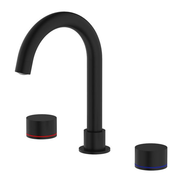 Nero Kara Basin Set Matte Black