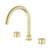 Nero Kara Bath Set Brushed Gold