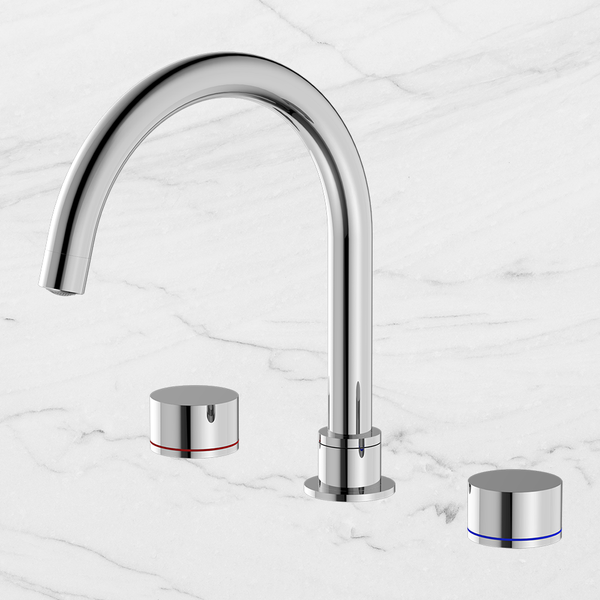 Nero Kara Bath Set Chrome