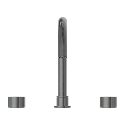 Kara Bath Set Brushed Gunmetal