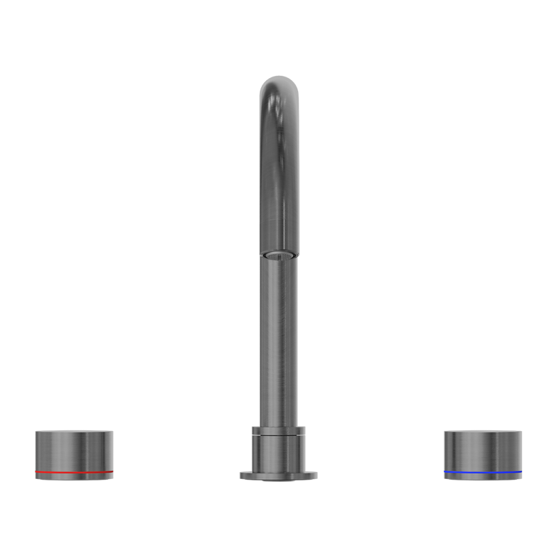 Kara Bath Set Brushed Gunmetal