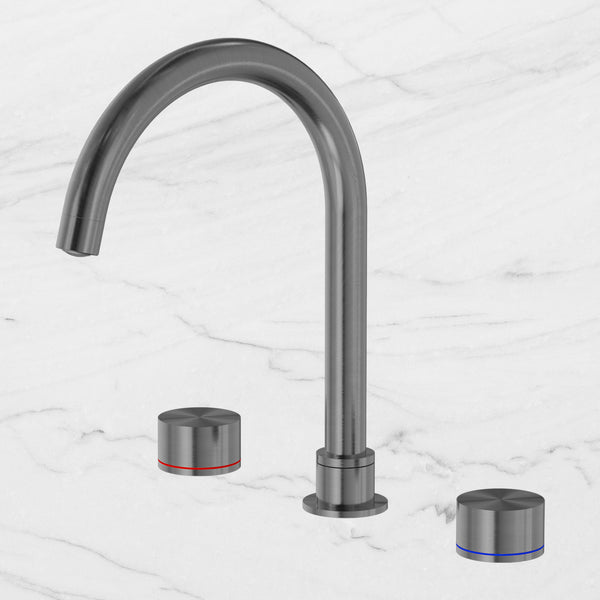 Nero Kara Kitchen Set Brushed Gunmetal