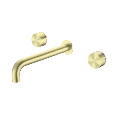 Kara Wall Basin Set 217mm Brushed Gold