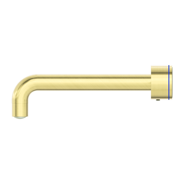 Nero Kara Wall Basin Set 180mm Brushed Gold
