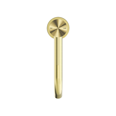 Mecca Mid Tall Basin Mixer Brushed Gold