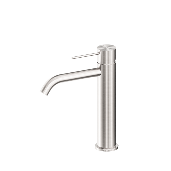 Nero Mecca Mid Tall Basin Mixer Brushed Nickel