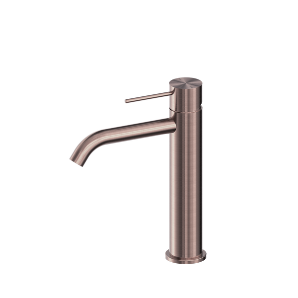 Nero Mecca Mid Tall Basin Mixer Brushed Bronze