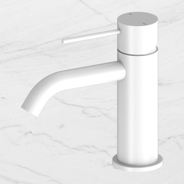 Nero Mecca Basin Mixer Matte White