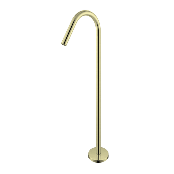 Nero Mecca Freestanding Bath Spout Brushed Gold