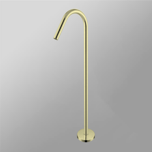 Nero Mecca Freestanding Bath Spout Brushed Gold