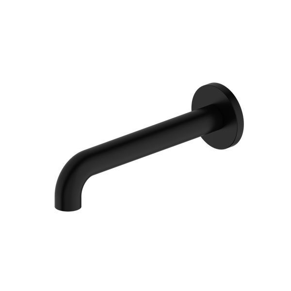 Nero Mecca Basin/Bath Spout Only 185mm Matte Black