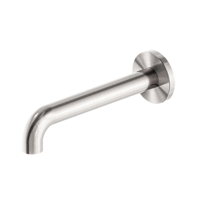 Nero Mecca Basin/Bath Spout Only 160mm Brushed Nickel