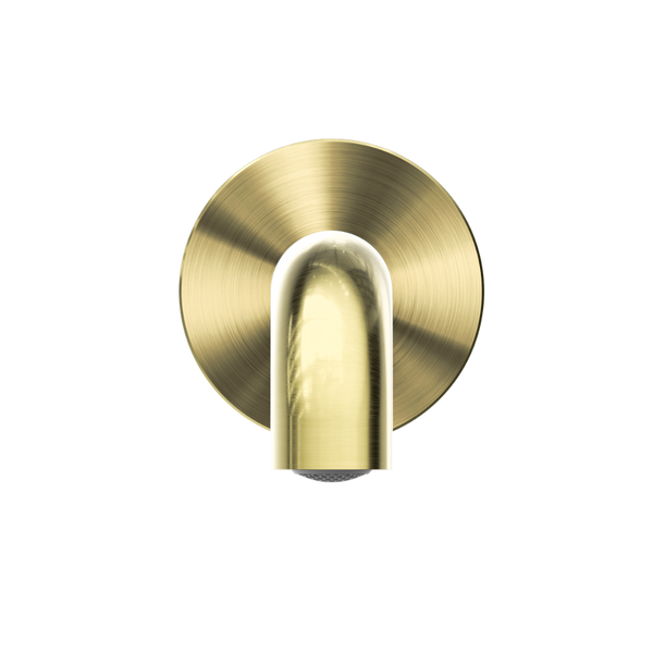 Nero Mecca Wall Basin/Bath 260mm Spout Brushed Gold