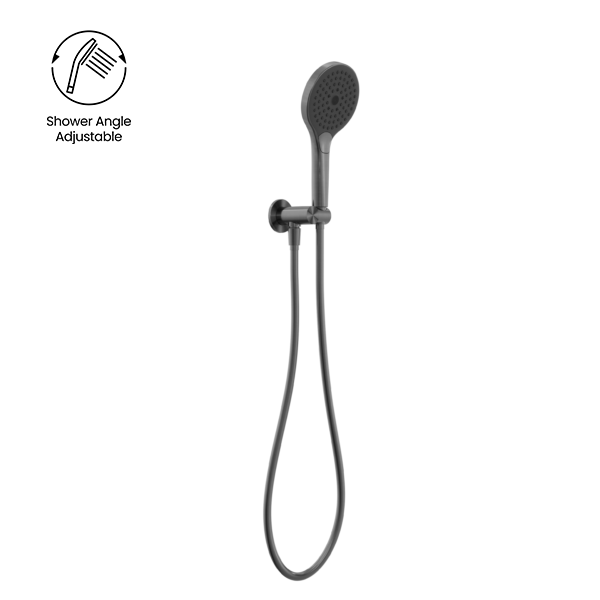 Nero Mecca Shower Bracket With Air Shower II Gun Metal