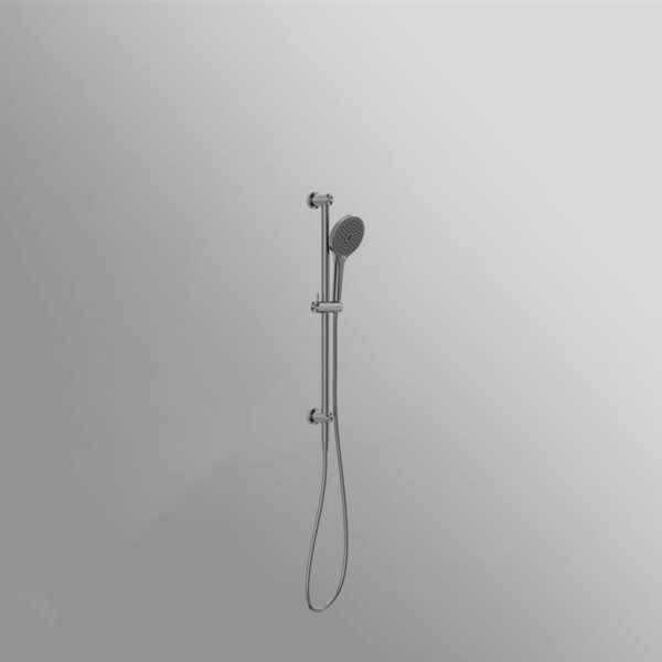 Nero Mecca Shower Rail With Air Shower II Brushed Gunmetal