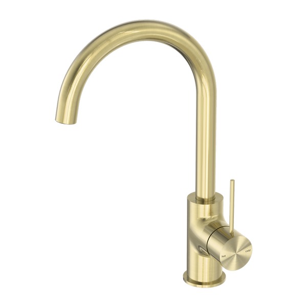 Nero Mecca Brushed Gold Kitchen Mixer