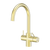 Mecca 3 Way Filtered Mixer Tap Brushed Gold