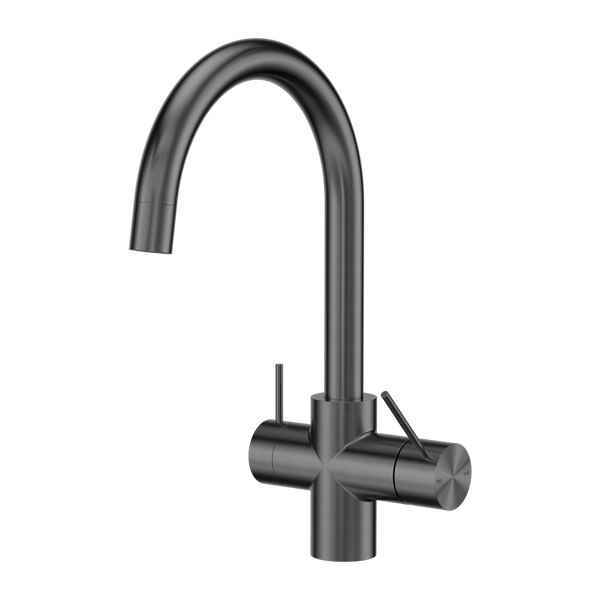 Mecca 3 Way Filtered Mixer Tap Gunmetal