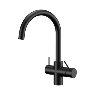 Nero Mecca 3 Way Filtered Mixer Tap Matte Black
