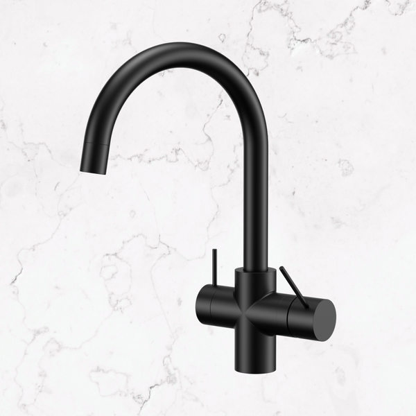 Nero Mecca 3 Way Filtered Mixer Tap Matte Black