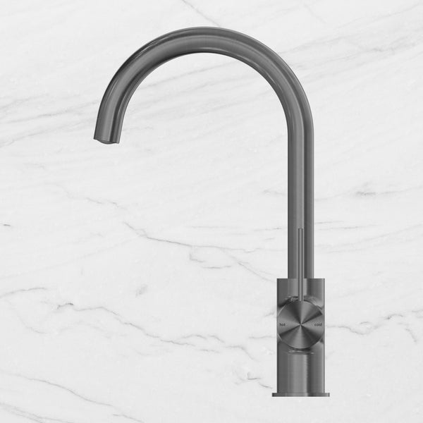 Nero Mecca Brushed Gunmetal Kitchen Mixer