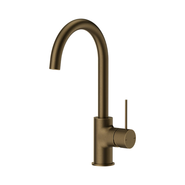 Nero Mecca Kitchen Mixer Tumbled Antique Brass