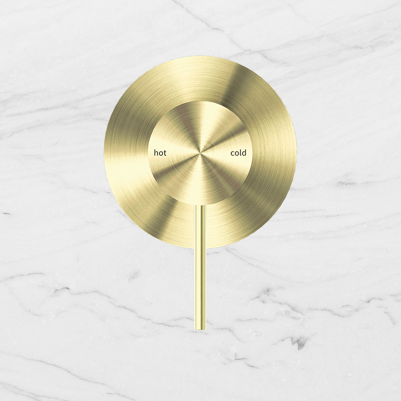 Mecca Shower Mixer Brushed Gold