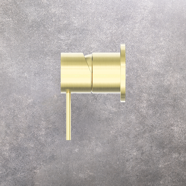 Nero Mecca Shower Mixer with 60mm Plate Brushed Gold