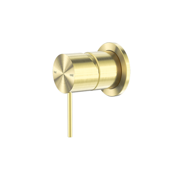 Nero Mecca Shower Mixer with 60mm Plate Brushed Gold