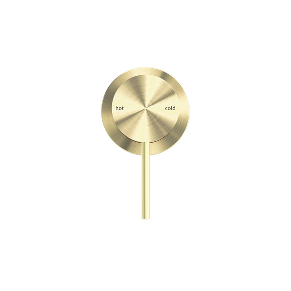 Nero Mecca Shower Mixer with 60mm Plate Brushed Gold