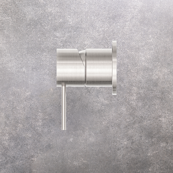 Nero Mecca Shower Mixer with 60mm Plate Brushed Nickel