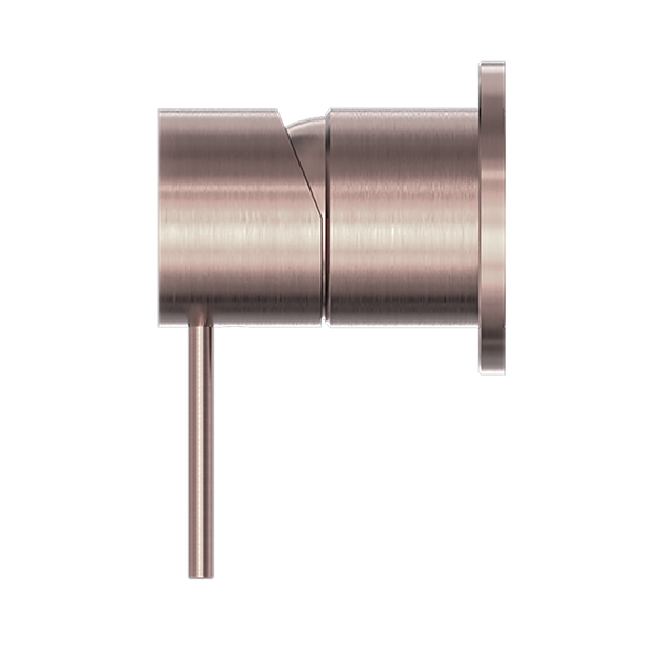 Nero Mecca Shower Mixer with 60mm Plate Brushed Bronze