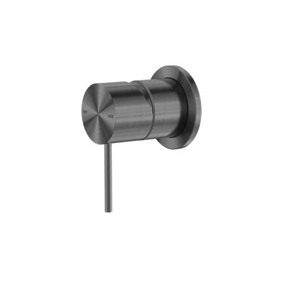 Mecca Shower Mixer with 60mm Plate Brushed Gunmetal